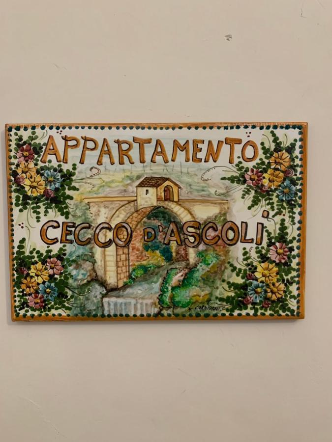 Appartamento Cecco D'Ascoli Ασκόλι Πιτσένο Εξωτερικό φωτογραφία